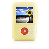 yooZoo Creative Labs MP3 Player silicone skin cover for Zen V & Zen V Plus w/ Armband & LCD screen Protector - Lightning Yellow