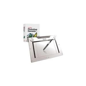 12X7.25IN Widescreen Slim Media Graphics Tablet 4000 Lpi with pen & Sw
