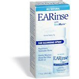 EARinse All Natural Ear Cleansing Spray with Sino Marin - Ear Wax - Hypertonic Seawater Rinse
