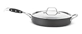 Sabatier Signature Anodized Saute with Lid and Helper Handle