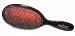 A black, medium to large size boar bristle and nylon tuft brush with brush cleaner included. Approximately 9.5 inches long and wider than the "Handy" or "Junior" brushes. Recommended for normal hair and short, thick hair, the Large Popular brush has 8 rings of fine boar bristle & nylon tufts.