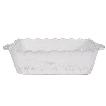 Vietri Incanto Lace Small Square Baking Dish