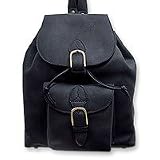 Review NOVICA  / NOVICA Leather backpack, 'Liquorice'