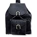 NOVICA Leather backpack, 'Liquorice'