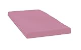 Schloß Hellenstein C-03069 bordeaux Nicki-Samt-Spanbetttuch, 100x200+27 cm, bordeaux