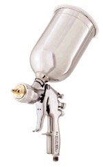 FINISHLINE3 1.8 TIP HVLP Gravity SPRAY GUN with GRAVITY FEED CUP