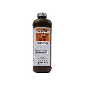 Click here to buy Ferrous Sulfate Elixir 220 Mg Iron Supplements By Silarx Laboratories - 16 Oz by Ferrous.