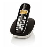 Produkt-Bild: Siemens Gigaset A385 Schnurloses DECT-Telefon mit integriertem Anrufbeantworter mit beleuchtetem Grafik-Display, espresso & creme