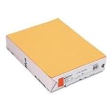 Mohawk Brite-Hue Ultra Orange 20 lb 8 1/2 x 11 Inch Text Paper 500 Sheets (10132-9)