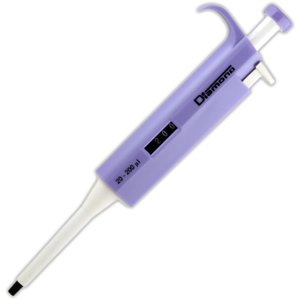 Pipette, Diamond, Adjustable Volume, 20 - 200uL, Lavender