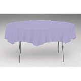 Light Purple (Lavender) Round Paper Tablecover (Single)