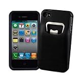 Lightbulb Moments iBottleopener Hard Shell Case for iPhone 4 - 1 Pack - Case - Retail Packaging - Black