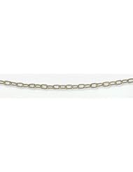 3mm 14k Hand Made Chain Necklace 24"
