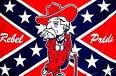 Rebel Pride Flag 3 ft x 5 ft - - - - Running rebels Confederate flag