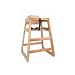 Thunder Group Walnut Wooden High Chair