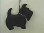Black Scottie Plush Sachet