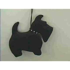 Black Scottie Plush Sachet