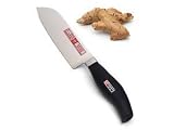 J.A. Henckels Twin Five Star 7-Inch High Carbon Stainless-Steel Santoku Knife