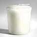 Maigl�ckchen - Duftkerze. Brenndauer mind. 15 Std., H�he: 5 cm, Breite: 4,5 cm. Farbe: weiss.