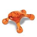 Massage Tool RE-LAX transparent orange Koziol