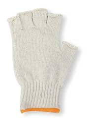 Condor 2UTZ9 Glove, PolyCotton, Fingerless, Natural, L, Pr