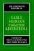 The Cambridge History of Early Modern English Literature (The New Cambridge History of English Literature) by  ISBN 0521684994