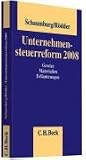 Produkt-Bild: Unternehmensteuerreform 2008