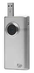 Flip MinoHD Video Camera - Brushed Metal, 8 GB, 2 Hours (2nd Generation)