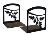 Acorn Bookends / Book Holder - Wrought Iron