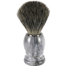 Swissco Badger Shave Brush Grey Marble Handle