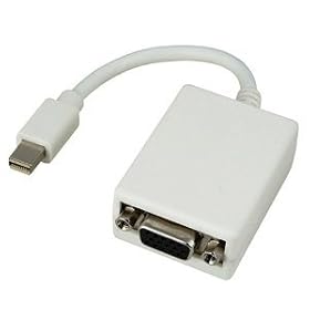 Mini DisplayPort to VGA Female Adaptor for Mac