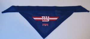 New York Giants Pet Dog Football Jersey Bandana S/M