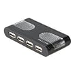 Belkin Hi-Speed USB 2.0 7-Port Lighted Hub Black F5U700-BLK