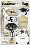 Graduation Day Graduate Cardstock Scrapbook Stickers (10877)