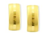 Image of 9ct Gold Half-Hoop Earrings