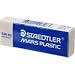 Mars All-Purpose Latex Free White Plastic Eraser, Cellophane Wrapped STD52650