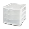 Sterilite #17918004 3 Drawer Clear Organizer