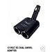 Dual Socket 12 Volt DC Swivel Adapter Power Outlet