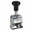 Auto Number Machine, Metal Frame, 6 Wheels, #1 Size