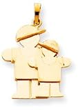 Big Boy Small Boy Charm, Yellow Gold