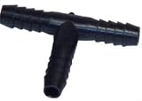 Hose Barb - Tee - Poly - 3/8" x 3/8" x 1/2"