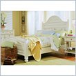 American Drew Camden Antique White Wood Panel Bed 4 Piece Bedroom Set