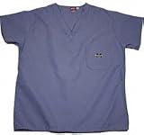 Michigan Wolverines Sky Blue Scrub Top