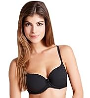 Perfect Fit Lace Padded T-Shirt A-DD Bra