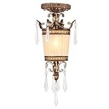 Liz Jordan 8801 65 La Chic Semi Flush Mount Ceiling Light Vintage Gold Leaf 21kskzZYsGL. SL160 Liz Jordan 8801 65 La Chic Semi Flush Mount Ceiling Light Vintage Gold Leaf