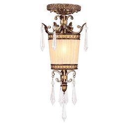 Liz Jordan 8801 65 La Chic Semi Flush Mount Ceiling Light Vintage Gold Leaf 21kskzZYsGL Liz Jordan 8801 65 La Chic Semi Flush Mount Ceiling Light Vintage Gold Leaf