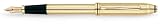 Cross Townsend 18 Karat Gold Fountain Pen, Medium Nib