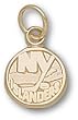 New York Islanders Logo 3/8" Charm/Pendant -14K/10K, Stainless Steel or Gold Plated