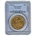 Certified $20 Gold St Gaudens 1908-D MS63 No Motto PCGS
