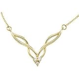 14K Yellow Gold Diamond Assembly Necklace